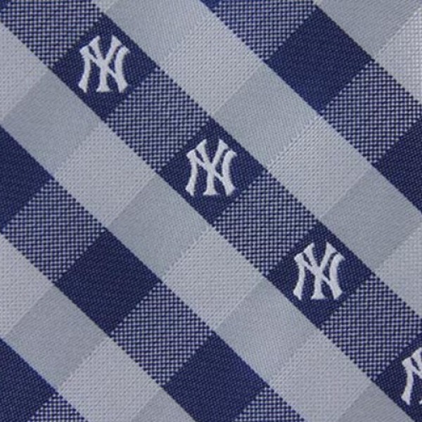 New York Yankees Woven Checkered Tie