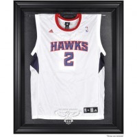 Atlanta Hawks Fanatics Authentic Black Framed Hardwood Classics 2007 - 2015 Logo Jersey Display Case