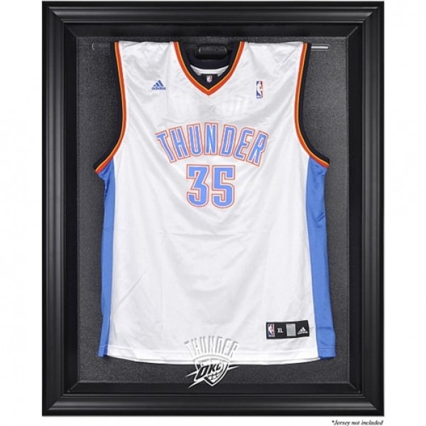 Oklahoma City Thunder Fanatics Authentic Black Framed Team Logo Jersey Display Case
