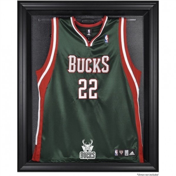 Milwaukee Bucks Fanatics Authentic (2006-2014) Black Framed Team Logo Jersey Display Case