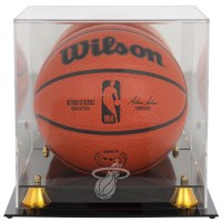 Miami Heat Fanatics Authentic Golden Classic Team Logo Basketball Display Case