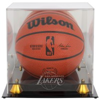 Los Angeles Lakers Fanatics Authentic Golden Classic Team Logo Basketball Display Case