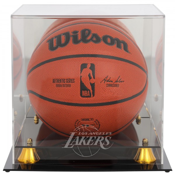 Los Angeles Lakers Fanatics Authentic Golden Classic Team Logo Basketball Display Case