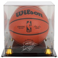 Oklahoma City Thunder Fanatics Authentic Golden Classic Team Logo Basketball Display Case