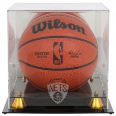Brooklyn Nets Fanatics Authentic Golden Classic Logo Basketball Display Case