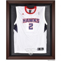 Atlanta Hawks Fanatics Authentic Brown Framed Hardwood Classics Logo 2007 - 2015 Jersey Display Case