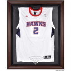 Atlanta Hawks Fanatics Authentic Brown Framed Hardwood Classics Logo 2007 - 2015 Jersey Display Case