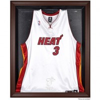 Miami Heat Fanatics Authentic Brown Framed Jersey Display Case