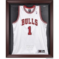 Chicago Bulls Fanatics Authentic Mahogany Framed Team Logo Jersey Display Case