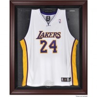 Los Angeles Lakers Fanatics Authentic Mahogany Framed Team Logo Jersey Display Case