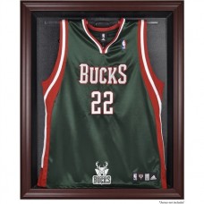 Milwaukee Bucks Fanatics Authentic (2006-2014) Mahogany Framed Team Logo Jersey Display Case