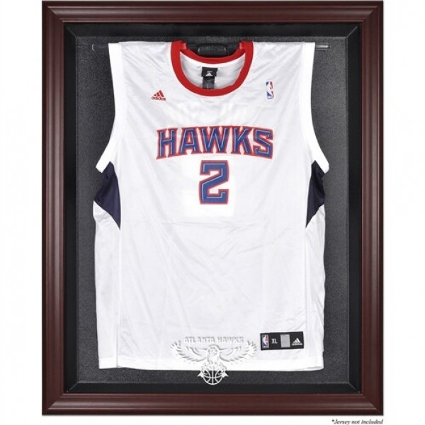 Atlanta Hawks Fanatics Authentic Mahogany Framed Hardwood Classics 2007 - 2015 Logo Jersey Display Case