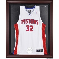Detroit Pistons Fanatics Authentic (2005-2017) Mahogany Framed Team Logo Jersey Display Case