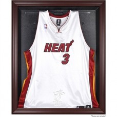 Miami Heat Fanatics Authentic Mahogany Framed Team Logo Jersey Display Case