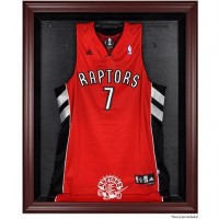 Toronto Raptors Fanatics Authentic Mahogany Framed Hardwood Classics 1995 - 2015 Logo Jersey Display Case