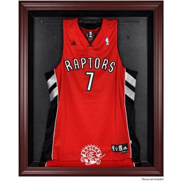 Toronto Raptors Fanatics Authentic Mahogany Framed Hardwood Classics 1995 - 2015 Logo Jersey Display Case