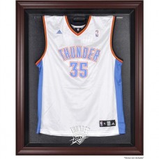 Oklahoma City Thunder Fanatics Authentic Mahogany Framed Team Logo Jersey Display Case