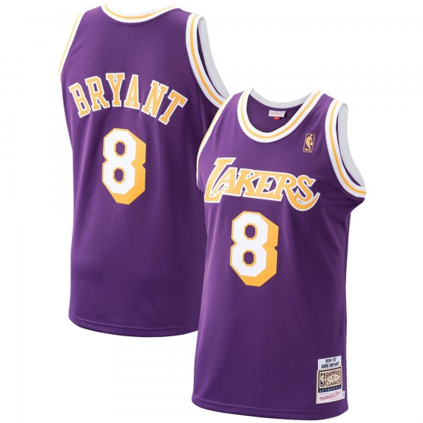 Игровая джерси Kobe Bryant Hardwood Classic 1996-97 Authentic By Mitchell & Ness - Purple - Mens