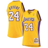 Игровая джерси Kobe Bryant Hardwood Classics 2008-09 Authentic By Mitchell & Ness - Gold - Mens