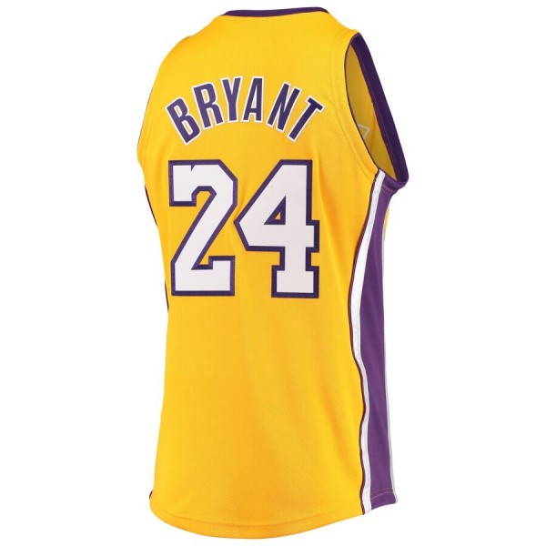 Игровая джерси Kobe Bryant Hardwood Classics 2008-09 Authentic By Mitchell & Ness - Gold - Mens