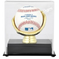 Los Angeles Dodgers Fanatics Authentic Gold Glove Single Baseball Logo Display Case