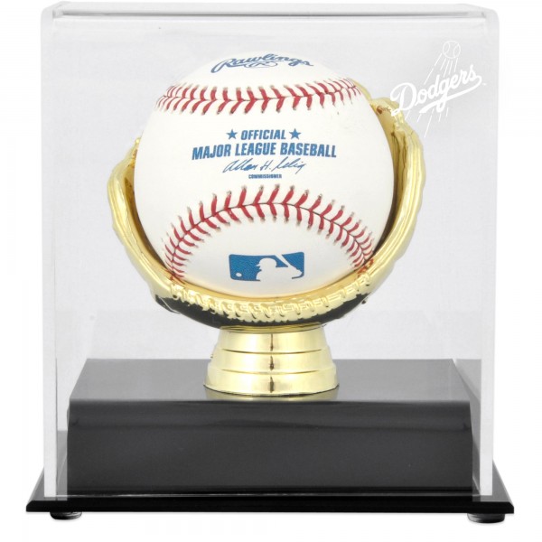 Los Angeles Dodgers Fanatics Authentic Gold Glove Single Baseball Logo Display Case
