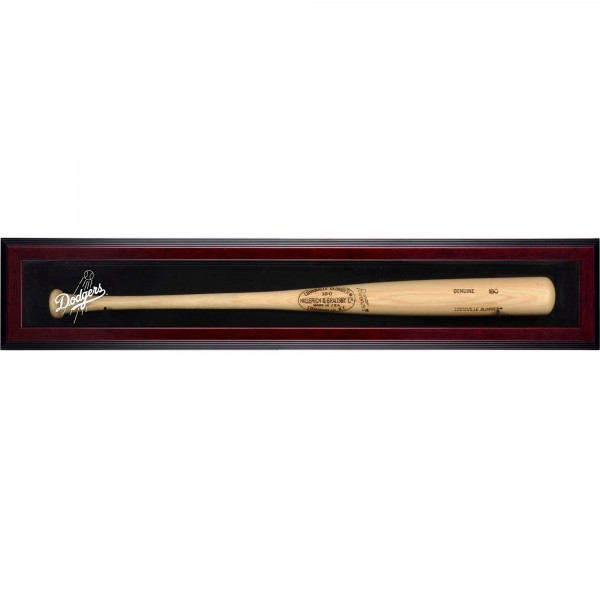 Fanatics Authentic Los Angeles Dodgers Logo Mahogany Framed Wall-Mounted Single Bat Display Case