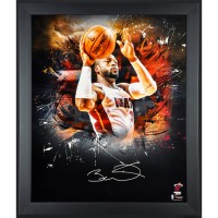 Autographed Miami Heat Dwyane Wade Fanatics Authentic Framed 20 x 24 In Focus Photograph