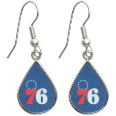 Серьги Philadelphia 76ers WinCraft Tear Drop Dangle