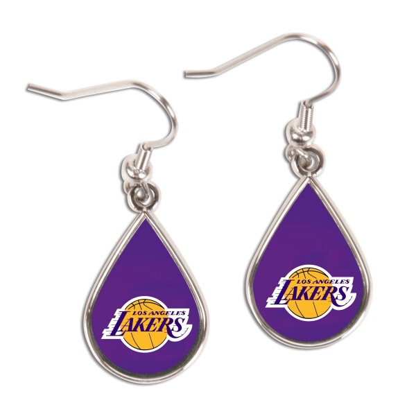 Los Angeles Lakers WinCraft Tear Drop Dangle Earrings
