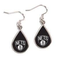 Серьги Brooklyn Nets WinCraft Tear Drop Dangle