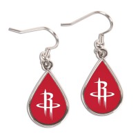 Серьги Houston Rockets WinCraft Tear Drop Dangle