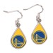 Golden State Warriors WinCraft Tear Drop Dangle Earrings