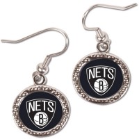 Серьги Brooklyn Nets WinCraft Womens Round Dangle