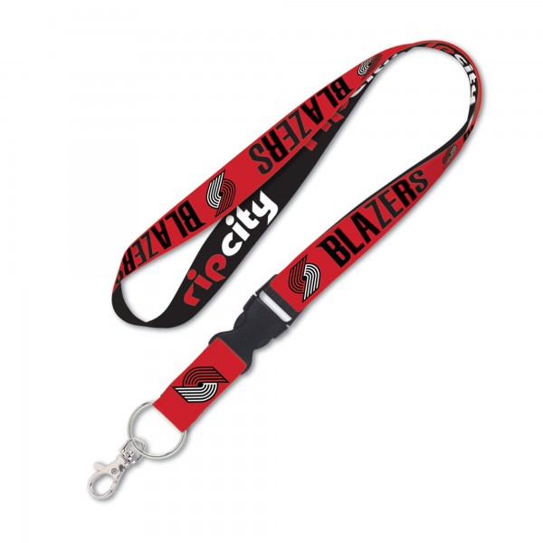 Portland Trail Blazers WinCraft Reversible Lanyard with Detachable Buckle - Red