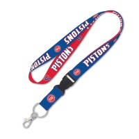 Detroit Pistons WinCraft Reversible Lanyard with Detachable Buckle - Red