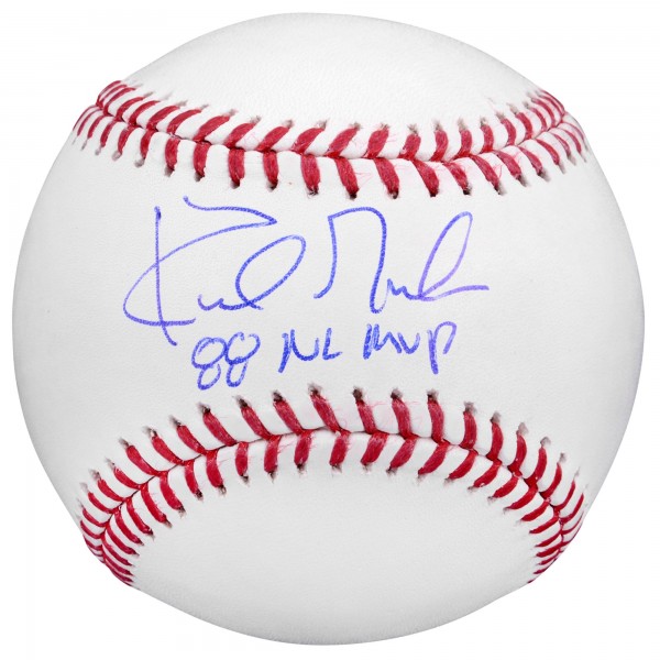 Autographed Los Angeles Dodgers Kirk Gibson Fanatics Authentic Baseball with 1988 NL MVP Inscription