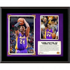 Los Angeles Lakers Kobe Bryant Fanatics Authentic 10.5 x 13 Third All-Time Scoring Sublimated Plaque