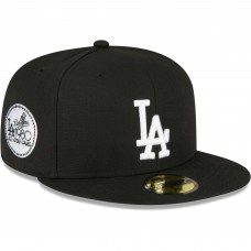 Бейсболка Los Angeles Dodgers New Era Sidepatch 59FIFTY - Black