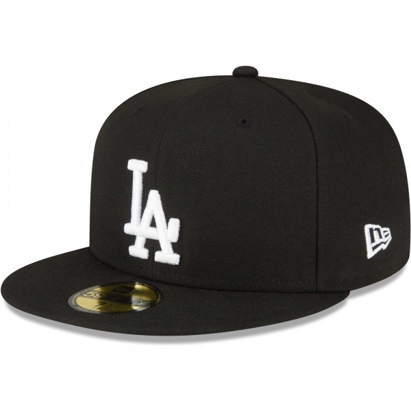 Бейсболка Los Angeles Dodgers New Era Sidepatch 59FIFTY - Black