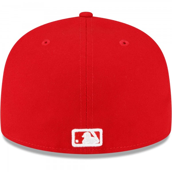 Бейсболка Los Angeles Dodgers New Era Sidepatch 59FIFTY - Red