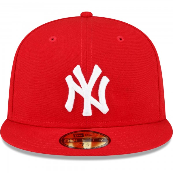 Бейсболка New York Yankees New Era Sidepatch 59FIFTY - Red