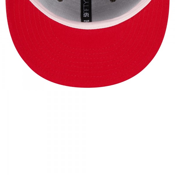 Бейсболка Los Angeles Dodgers New Era Chocolate Strawberry 59FIFTY - Brown/Maroon