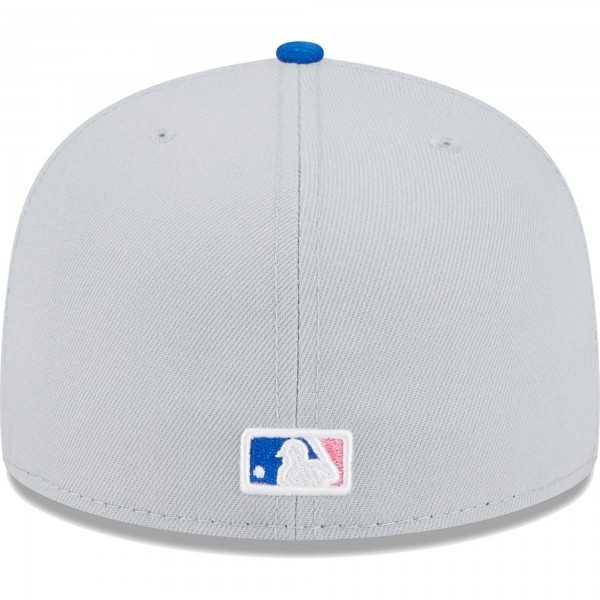 Бейсболка Los Angeles Dodgers New Era  Dolphin 59FIFTY - Gray/Blue