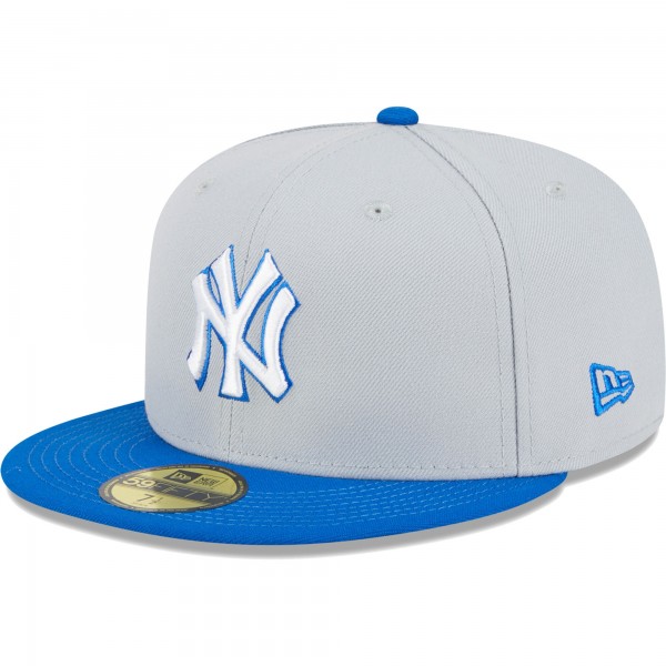 Бейсболка New York Yankees New Era  Dolphin 59FIFTY - Gray/Blue