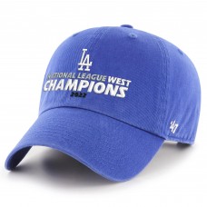 Бейсболка Los Angeles Dodgers 47 2022 NL West Division Champions Clean Up - Royal