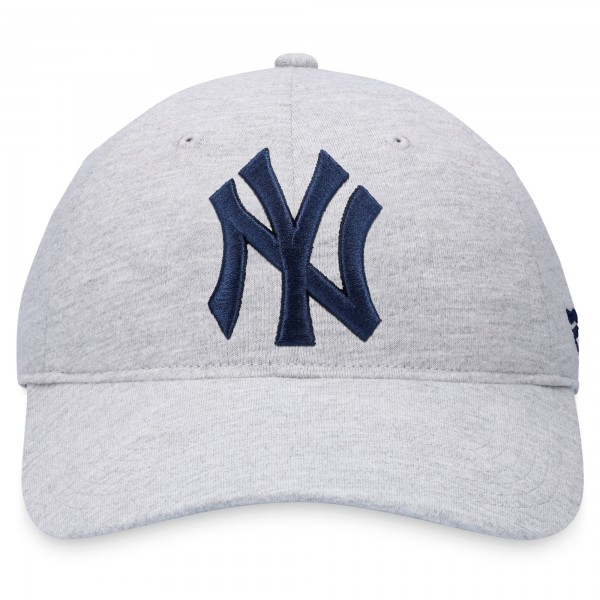 Бейсболка New York Yankees Logo - Heather Gray