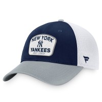 Бейсболка New York Yankees Two-Tone Patch Trucker - Navy/Gray