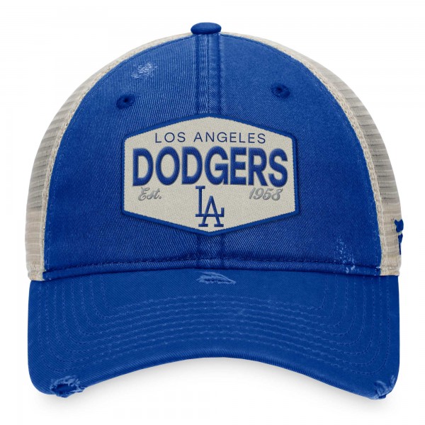 Бейсболка Los Angeles Dodgers Patch Trucker - Royal