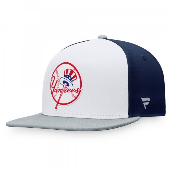 Бейсболка New York Yankees Tri-Tone - White/Gray